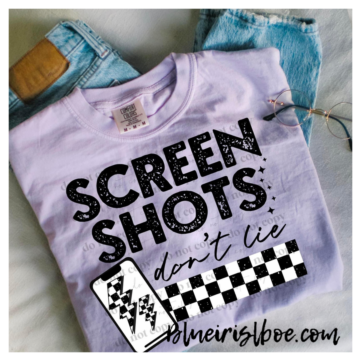 Screen shots don’t lie