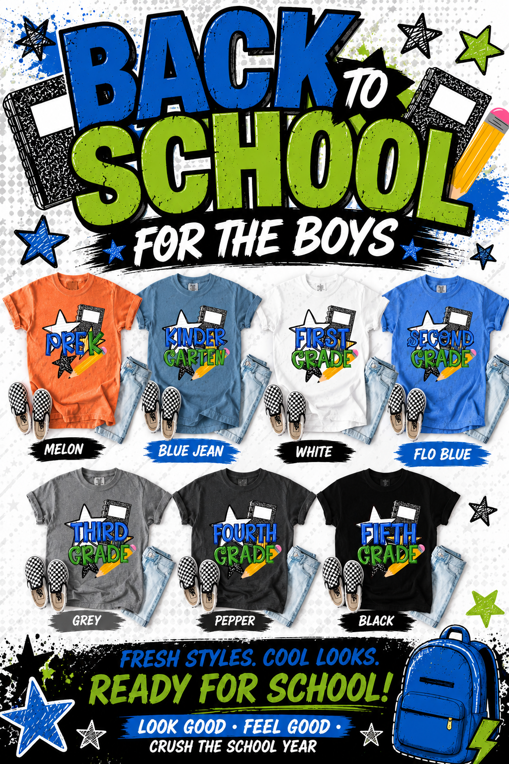 Back to school Boys