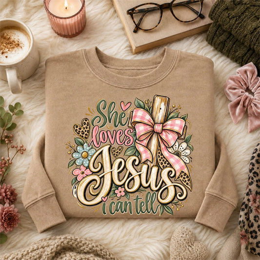 She loves Jesus I can tell