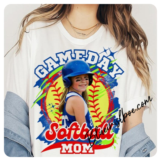 Custom Softball Mom